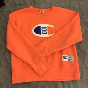 Champions 100 years Salmon/peach/pink sweatshirt M